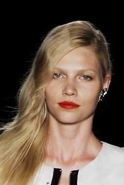 Photo of Models at Proenza Schouler Runway Catwalk Show New York Fashion Week Spring 2009. Hair and Beauty Latest Trends