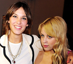 Photo of Alexa Chung and Peaches Geldof in Front Row at Topshop Unique Show London Fashion Week. Spring 2009 Whose Beauty Style? Photo of Alexa Chung and Peaches Geldof in Front Row at Topshop Unique Show London Fashion Week. Spring 2009 Whose Beauty Style?