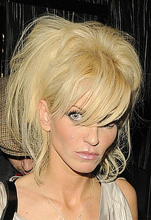 Photo of Sarah Harding Hairstyle at Girls Aloud X Factor Show Party. Love or Hate Her Big, Backcombed, Matte Messy Hair Look?