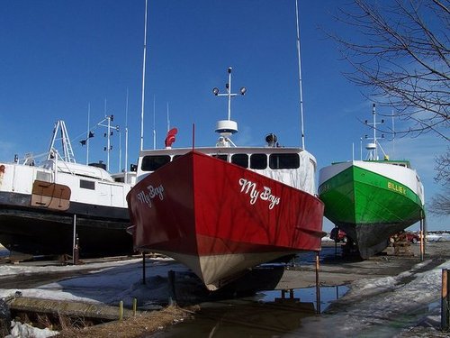 A Walk In The Boat Yard In Winter