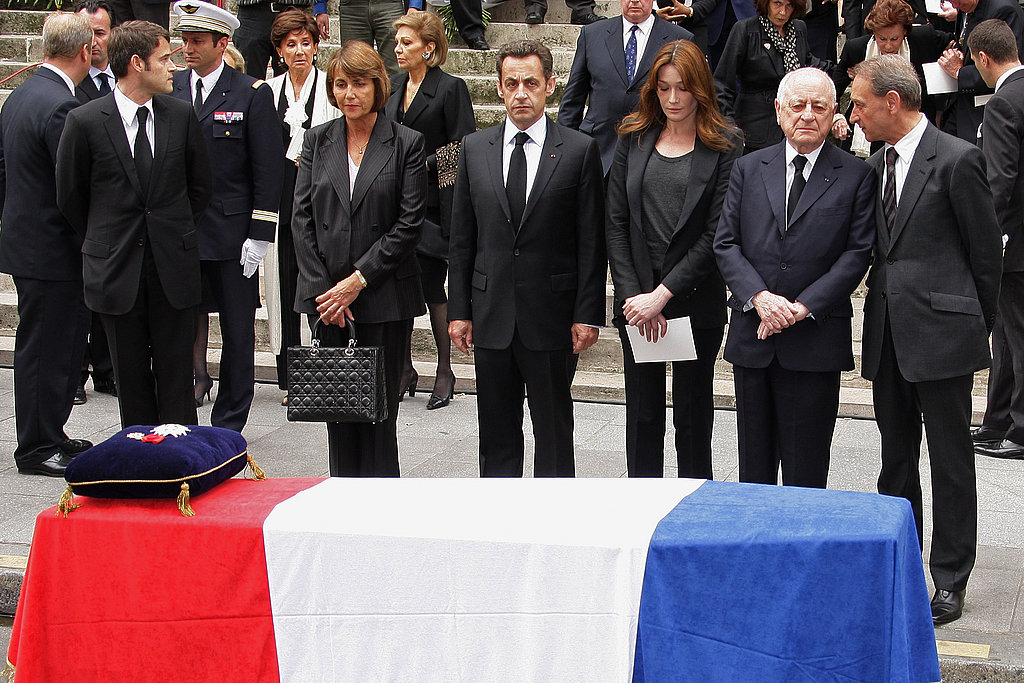 Hundreds Turn Out To Mourn at Yves Saint Laurent's Funeral Hundreds Turn Out To Mourn at Yves Saint Laurent's Funeral