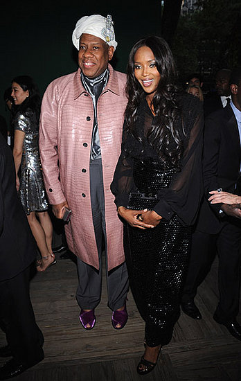 Andre Leon Talley and Naomi Campbell in Fall 2008 YSL. Andre Leon Talley and Naomi Campbell in Fall 2008 YSL.