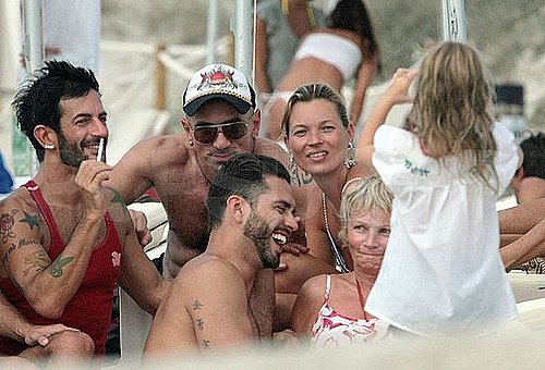 Marc Jacobs and Lorenzo Martone Get Their Beach On With Kate Moss