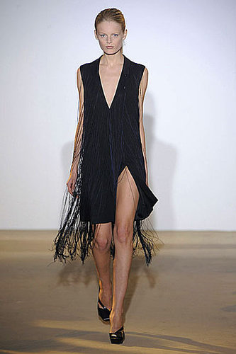 Raf Simons Sees the Benefits of Fringe for Jil Sander Spring 2009 Raf Simons Sees the Benefits of Fringe for Jil Sander Spring 2009