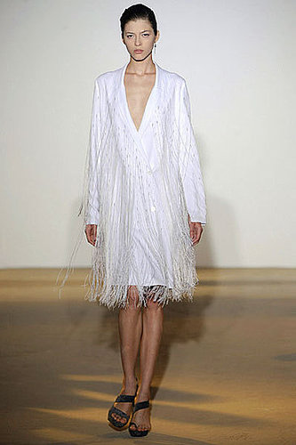 Raf Simons Sees the Benefits of Fringe for Jil Sander Spring 2009 Raf Simons Sees the Benefits of Fringe for Jil Sander Spring 2009