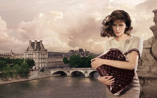 Laetita Casta Takes Paris for Louis Vuitton Laetita Casta Takes Paris for Louis Vuitton