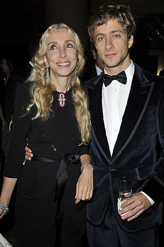 Franca Sozzani and son Francesco Carrozzini. Franca Sozzani and son Francesco Carrozzini.
