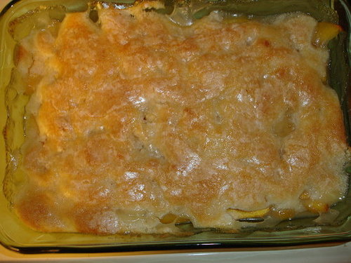 katie lee joel's peach cobbler