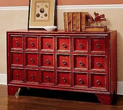 Campton Smart Console Table has so many little drawers so you never have an excuse of not being able to put anything away! This 