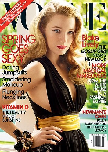Vogue US February 2009: Blake Lively by Mario Testino