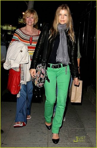 Fergie in green