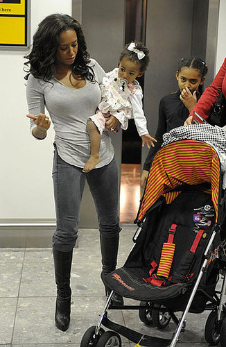Mel B and Angel Hang Out Mel B and Angel Hang Out