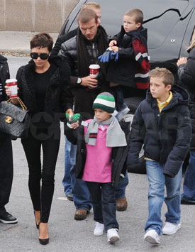 The Beckham Boys Are Brotherly and Well-Mannered