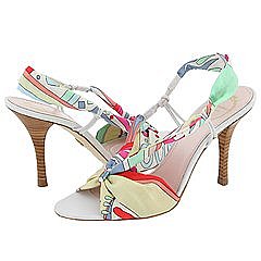 Emilio Pucci 783906 (Coral Satin) - Emilio Pucci Women's Shoes