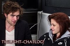 Twilight Chatlog photos of Rob and Kristen