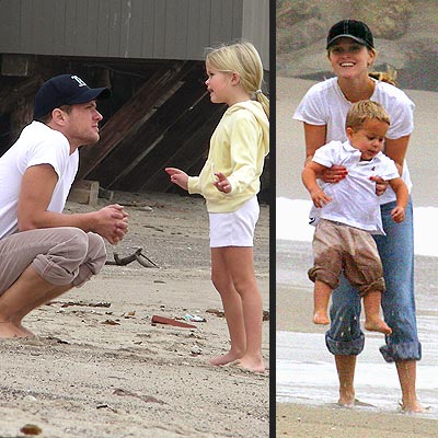 The Phillippe Family At the Beach
