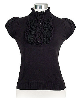 Black Victorian Valerie Top by Nick & Mo ($42)