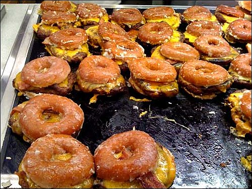 Krispy Kreme Bacon Burger