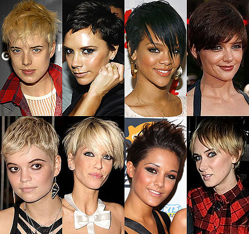 Celebrity Cropped Hair
