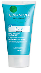 Garnier Pure Deep Scrub Gel (I highly do not recommend this scrub!)