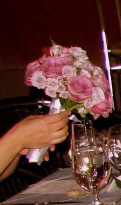 The gorgeous sterling silver rose bouquet, thank you John James!!!