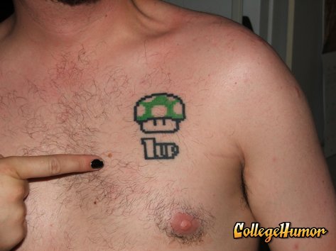 Super Mario Tattoos