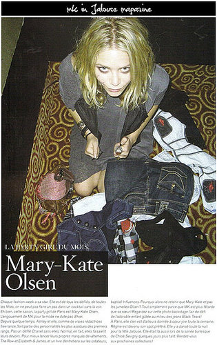 Mary-Kate in French magazine Jalouse