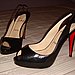 Christian Louboutin Patent Slingback Pump