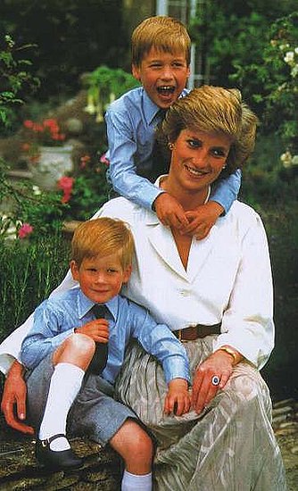 Princess Diana, William & Harry
