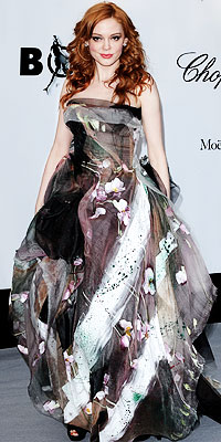 Rose McGowan's dress - Flashy or Trashy?