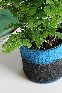 Etsy Find: Turquoise and Grey Felted Wool Bowl