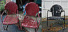 Before and After: A Little Paint Transforms These Lawn Chairs
