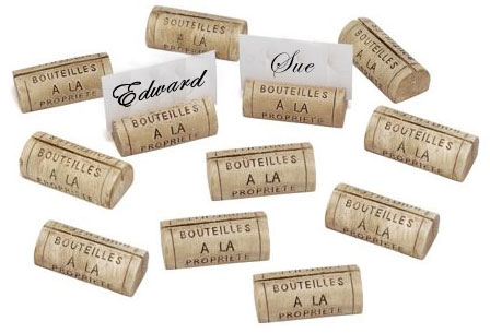 DIY: Wine Cork Placecard Holders