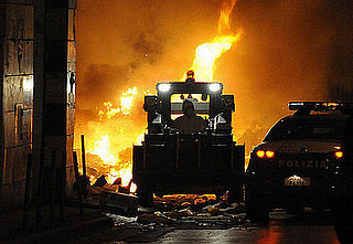 Naples Takes Out the Trash — By Setting It on Fire