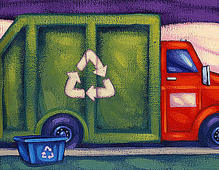 Casa Verde: Recycling Bins
