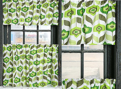 Nice and New:  Swedish Geo Window Valance 
