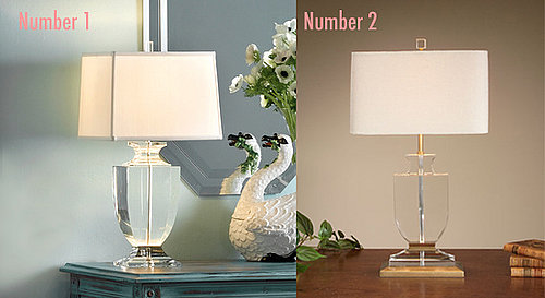 Less or More: Crystal Table Lamp
