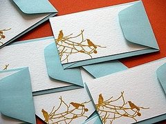 The Card Shop: Screen-Printed Bird Enclosure Cards