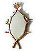 Crave Worthy: Gold-Leafed Hand-Carved Mirror With Birds