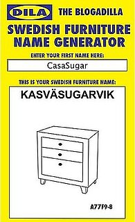 Cool Idea: Ikea Furniture Name Generator