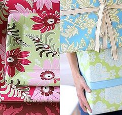 Nice and New: Amy Butler Eco Giftwrap and Tableware Nice and New: Amy Butler Eco Giftwrap and Tableware