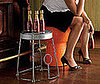 Steal of the Day: Champagne Wire Cage Stool