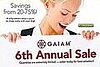 Sale Alert: Gaiam Sixth Annual Sale