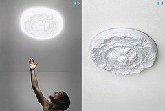 Cool Idea: Ceiling Medallion Light