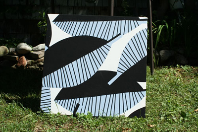 DIY:  Fabric Wall Art