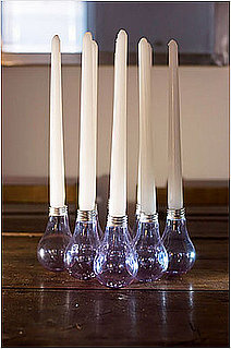 Cool Idea: Light Bulb Candle Holders