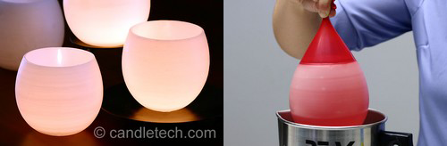 DIY: Water Balloon Candle Holders