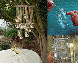 DIY: Recycled Glass Chandelier DIY: Recycled Glass Chandelier