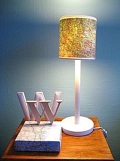 DIY: Map Lamp