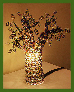 Cool Idea:  Soda Tab Table Lamp